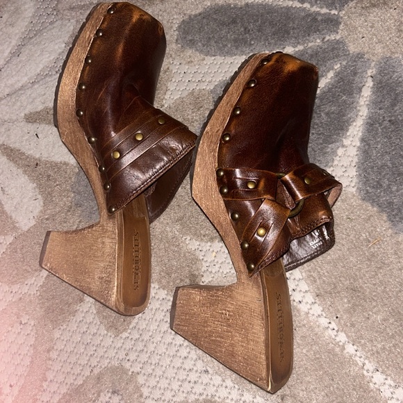 Seychelles 100% leather vintage clogs - Picture 8 of 8